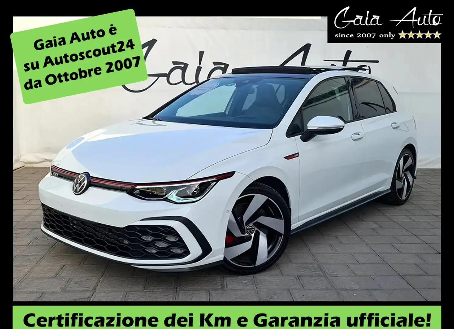 Volkswagen Golf GTI 2.0TSI DSG 245CV TETTO FULL LED Bianco - 1