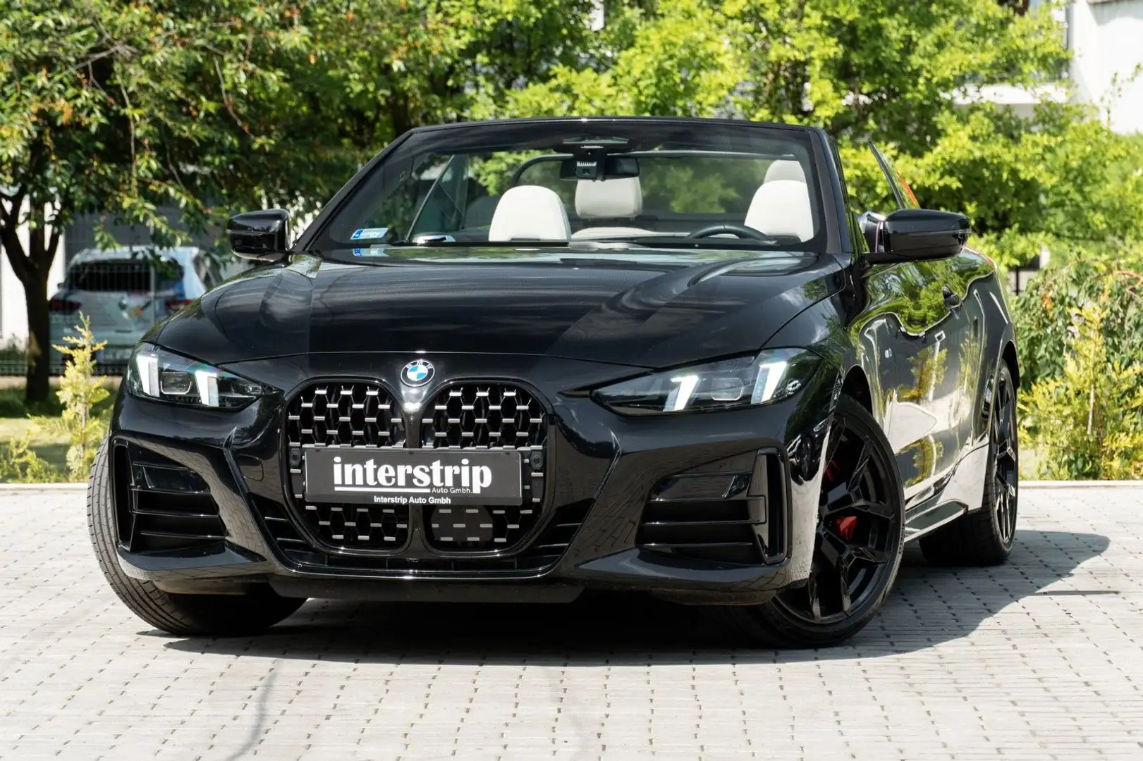 BMW 430 d cabrio M SPORT.DR.ASS.PRO.LHZ.LED.H/K.360° Noir - 1