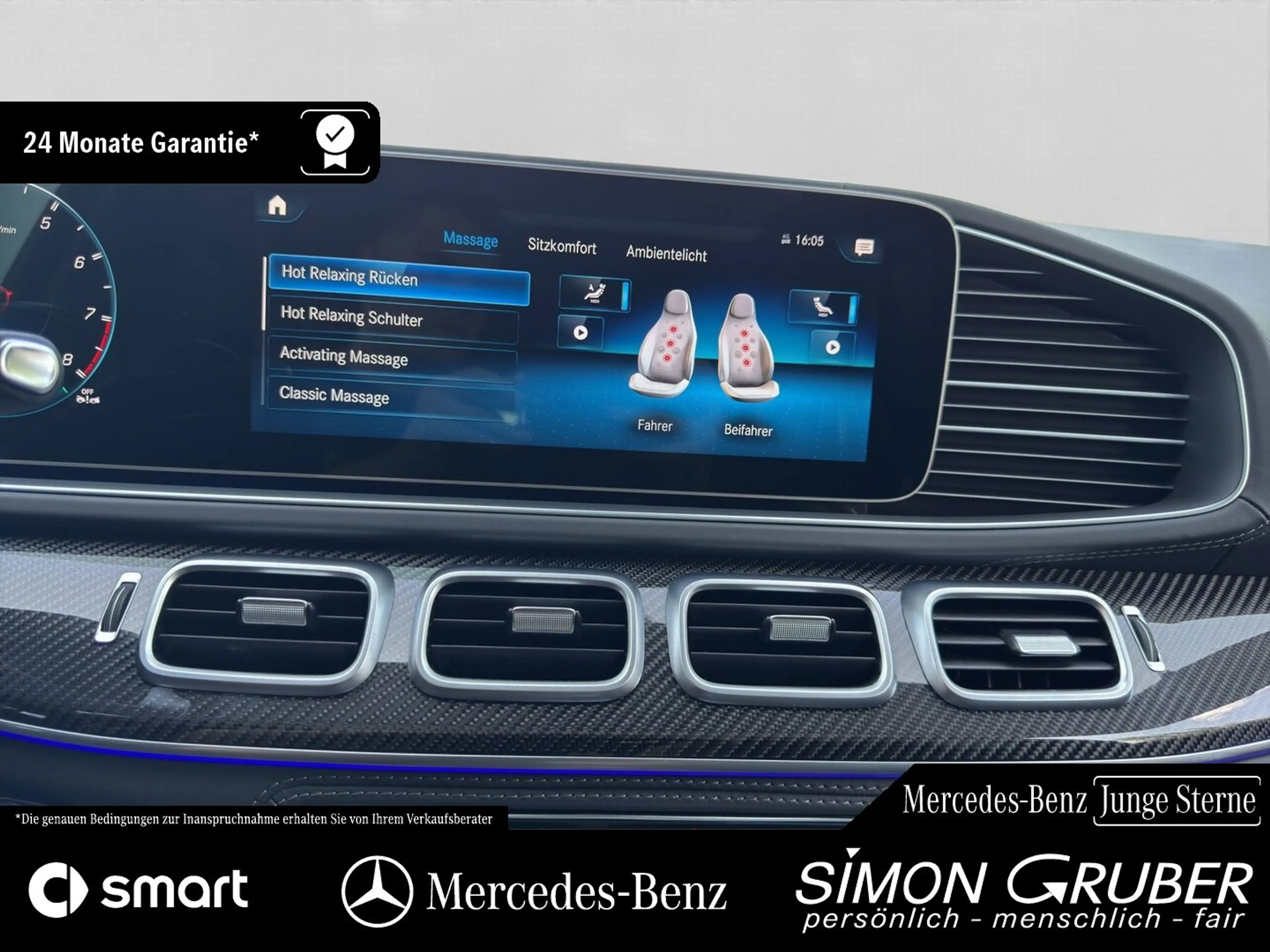 Mercedes-Benz GLS 63 AMG GLS 63 4M AMG Night Carbon Standhzg. 23 Zoll — photo 15