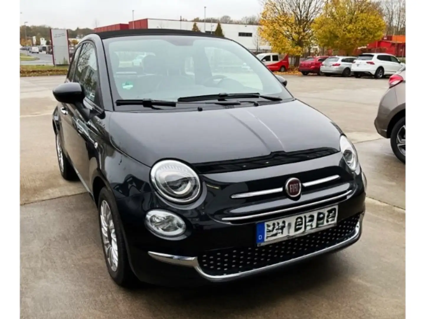 Fiat 500C DolceVita 1.0 Mild Hybrid EU6d elektron. Einparkhi Noir - 2