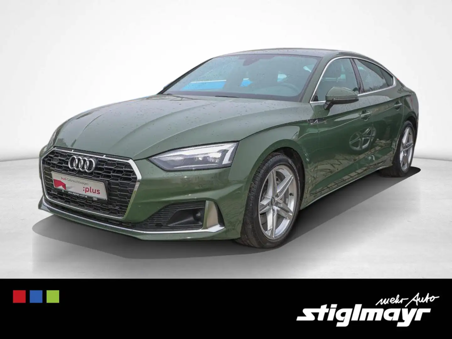 Audi A5 Sportback Advanced 45 TDI quattro AHK+NAVI+VC Grün - 1