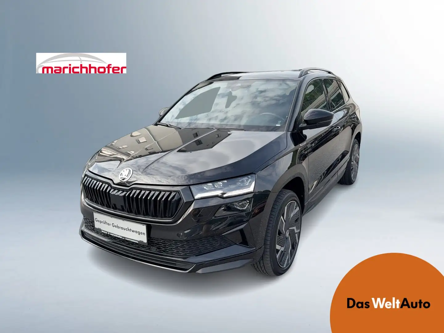 Skoda Karoq 4x4 Sportline TDI DSG Schwarz - 1