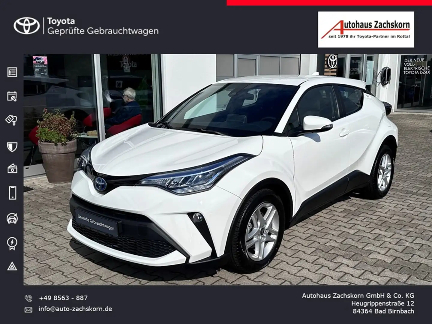 Toyota C-HR - 1,8 l Hybrid 4x2 Flow Weiß - 1