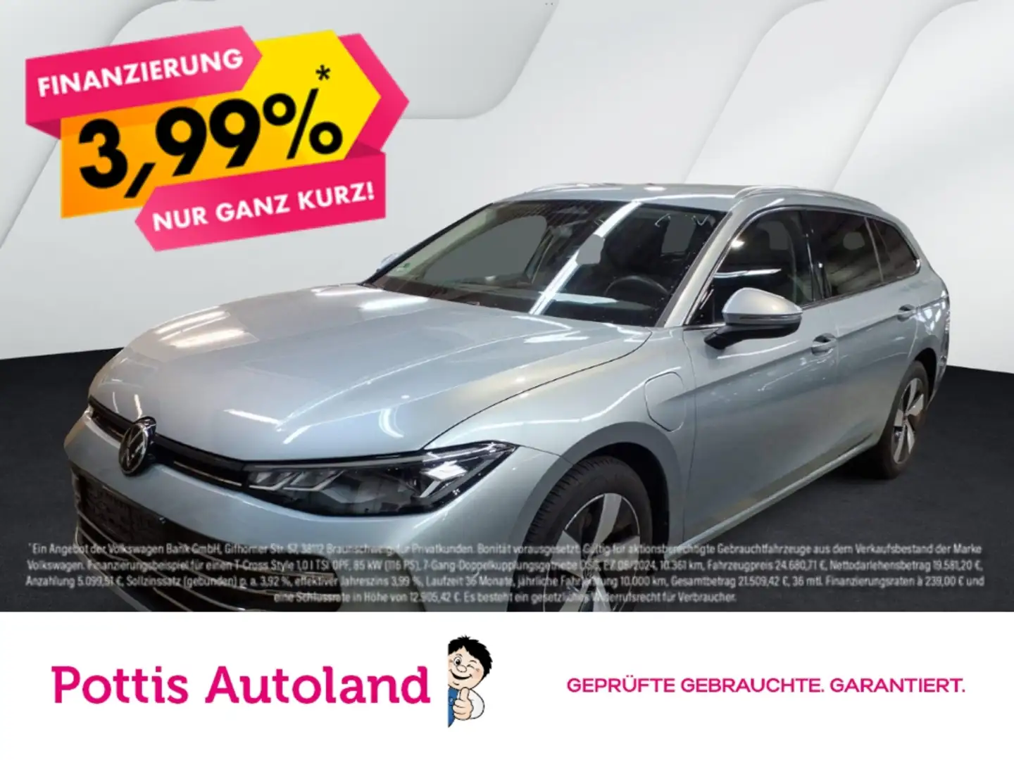 Volkswagen Passat Variant 1.5 TSI eHybrid DSG BUSINESS AHK NAVI KAMERA PDC Silber - 1