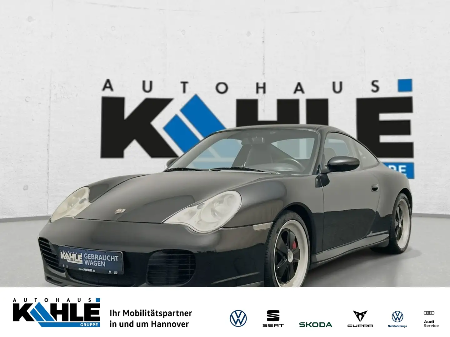Porsche 996 911 () Carrera 4S Sitzh Schiebedach Leder Schwarz - 1