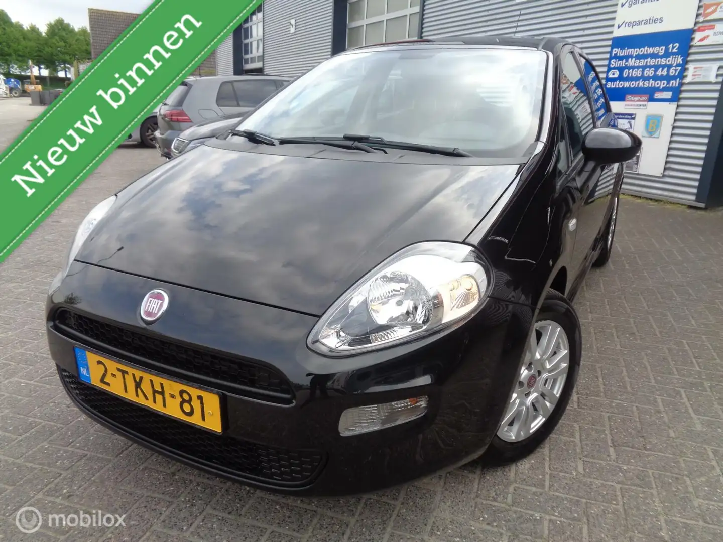 Fiat Punto Evo 0.9 TwinAir TURBO Street/Airco/Cruise/5 deurs/PDC Nero - 1