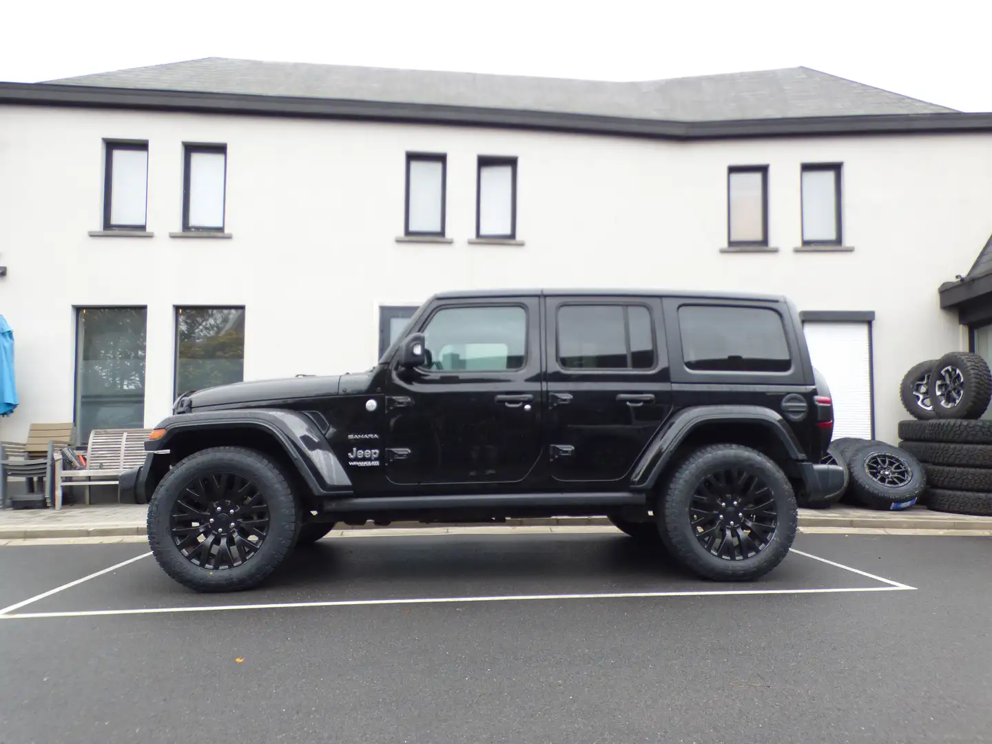 Jeep Wrangler 2.0 Turbo Sahara**73000km**Black** Zwart - 2