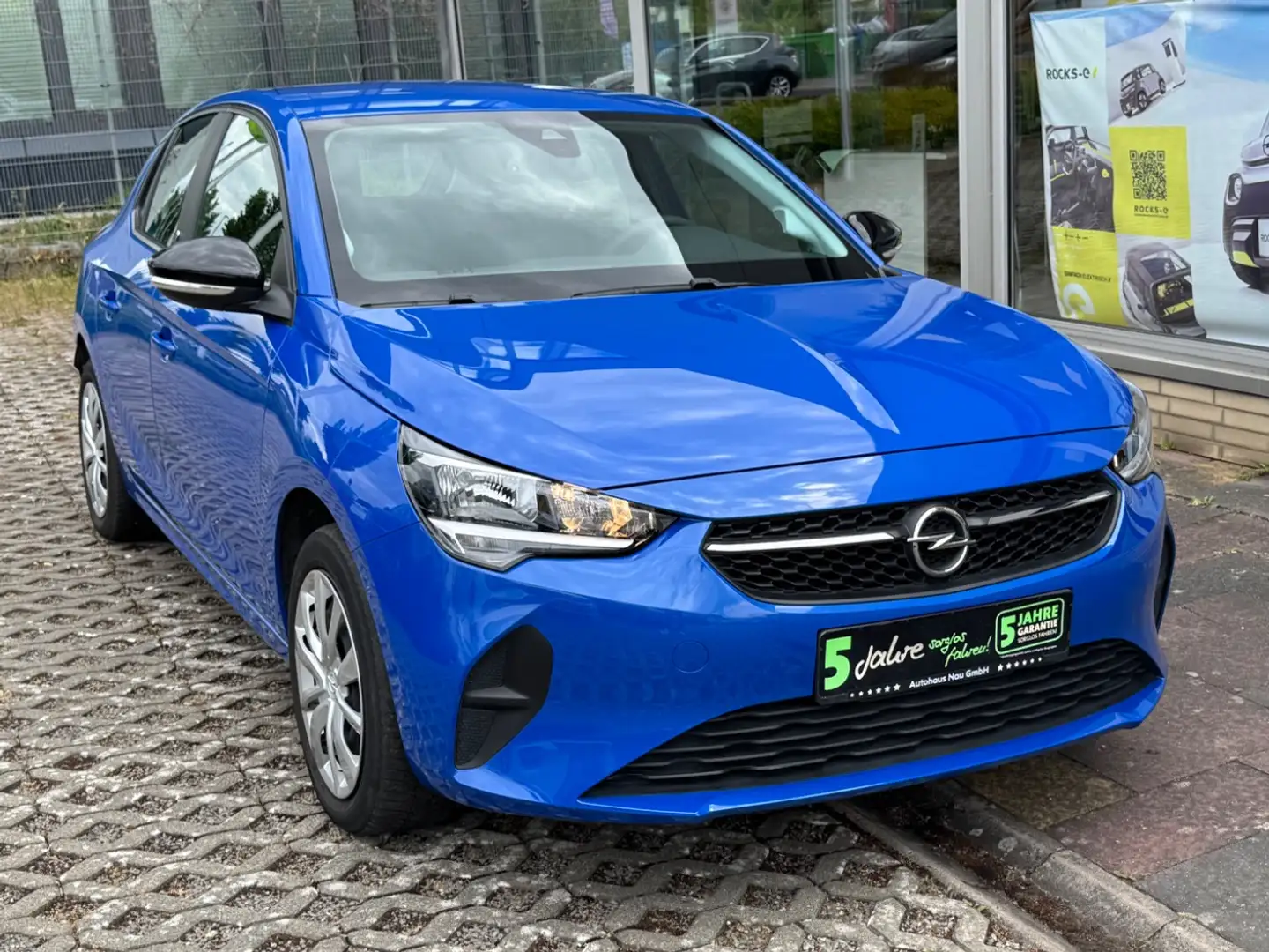 Opel Corsa F e Edition 11KW on BordCharger Bleu - 2