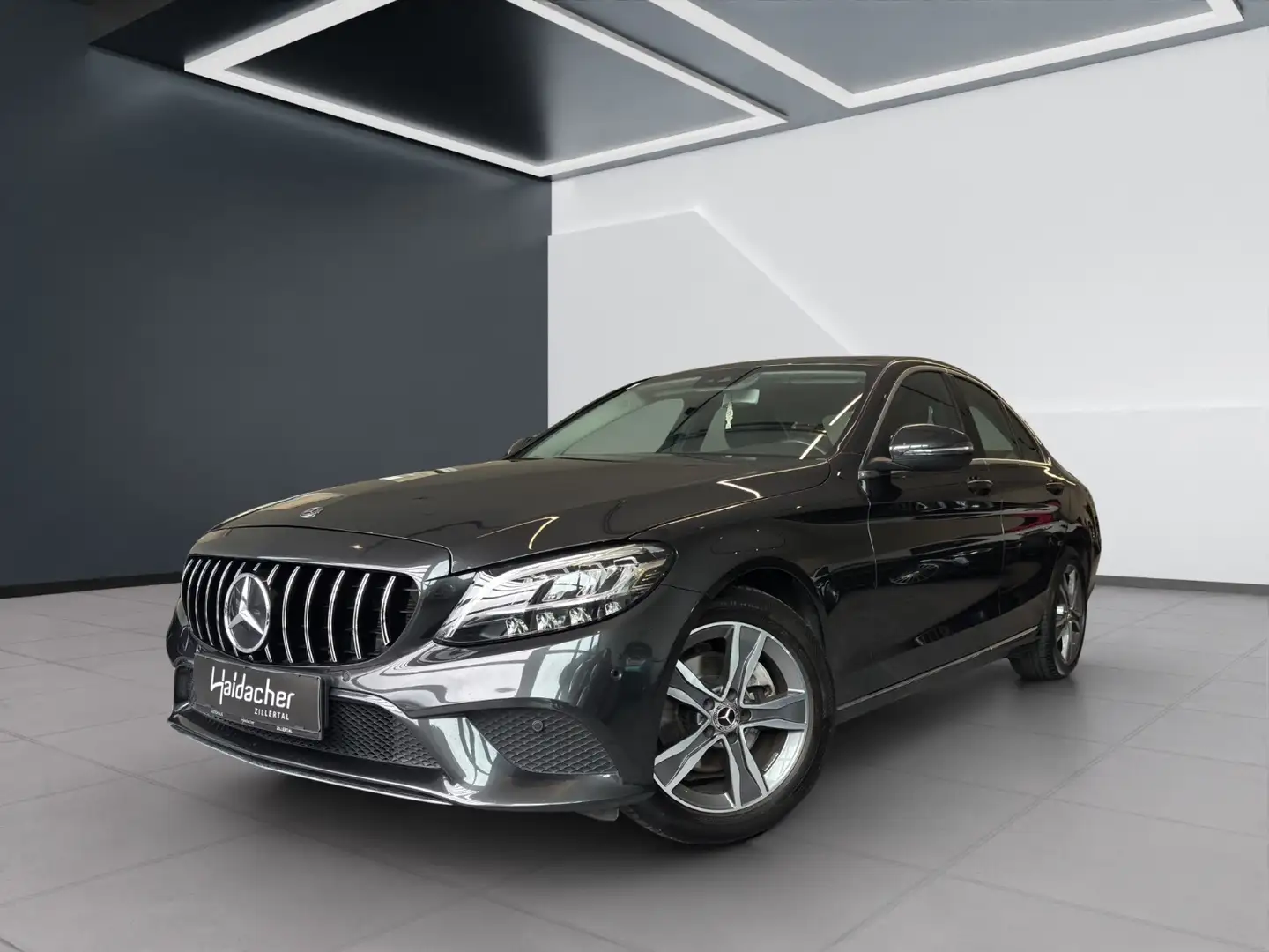 Mercedes-Benz C 200 d PTS Shz LED Ambi Sportpaket CarPlay RKam Grau - 2