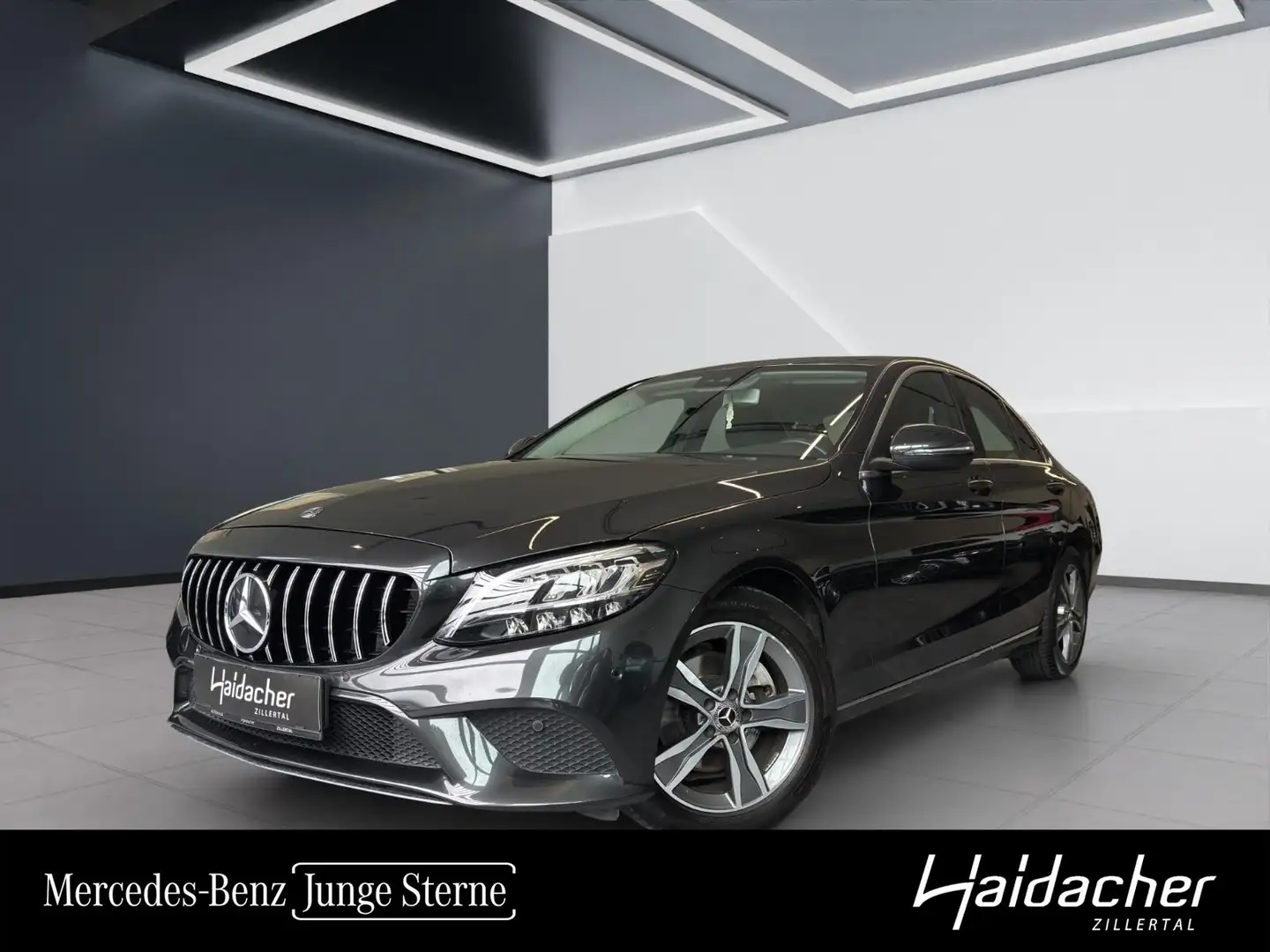 Mercedes-Benz C 200 d PTS Shz LED Ambi Sportpaket CarPlay RKam Grau - 1