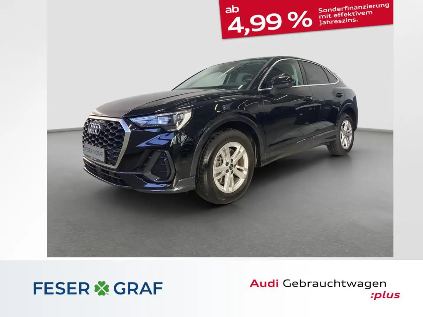 Audi Q3 Sportback 40 TFSIe Navi RFK SHZ Schwarz - 1