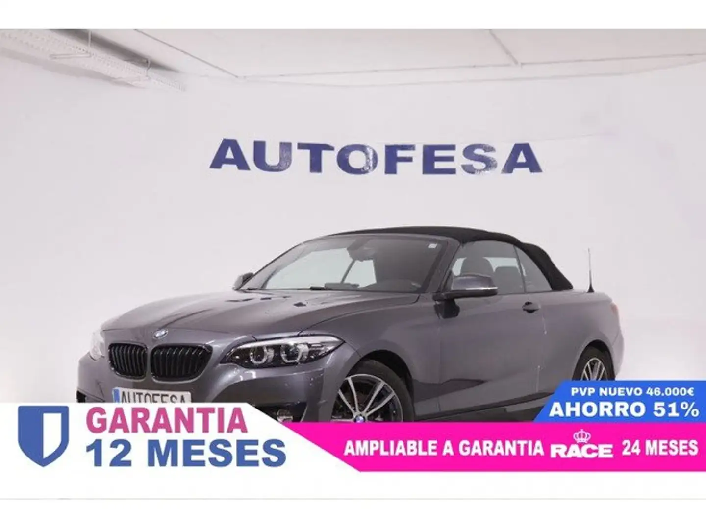 BMW 218 218i Cabrio Gris - 2