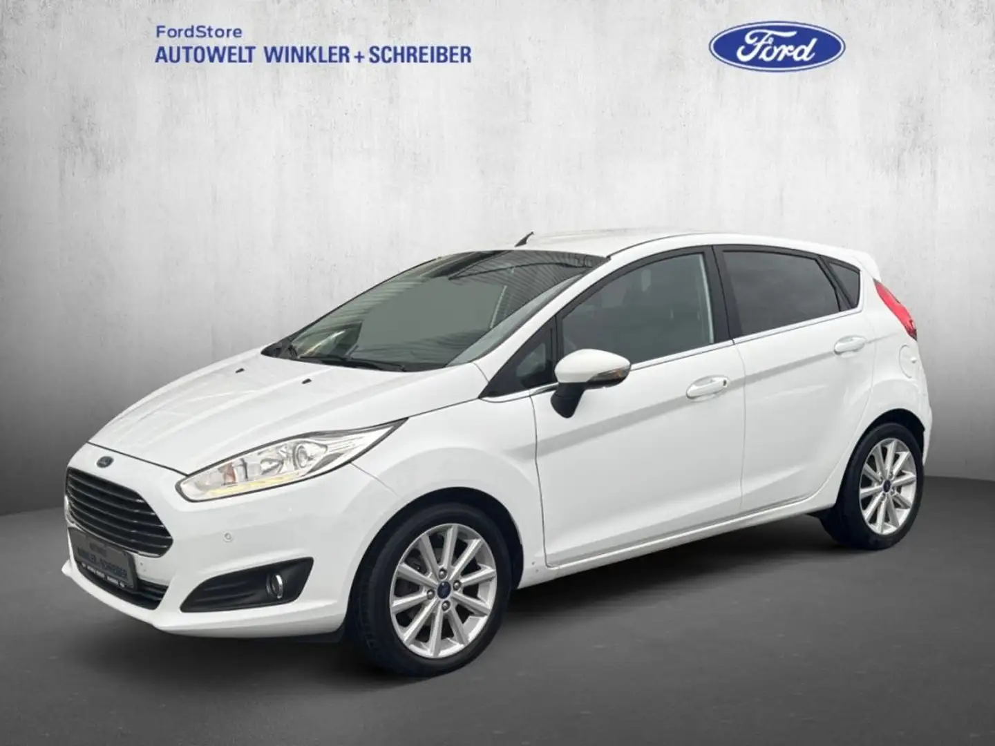 Ford Fiesta 1.0 EcoBoost Start-Stop Titanium Weiß - 1