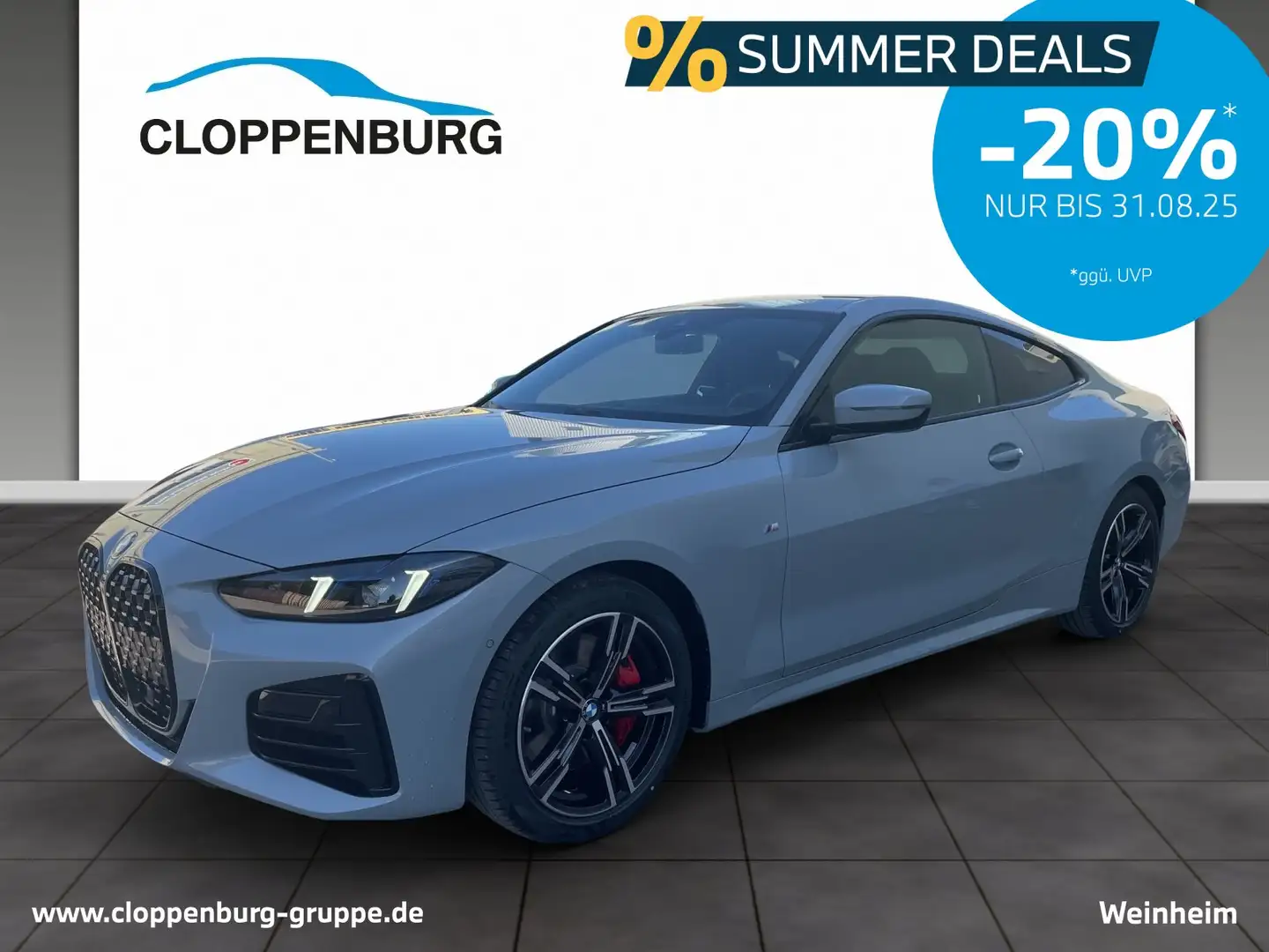 BMW 420 d Coupé M Sportpaket+Head-Up+LED+Shz+UPE70.100,- Gris - 1