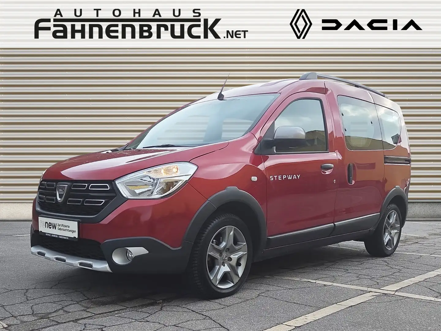 Dacia Dokker Stepway Plus TCe 130 Navi PDC Kamera Rood - 1