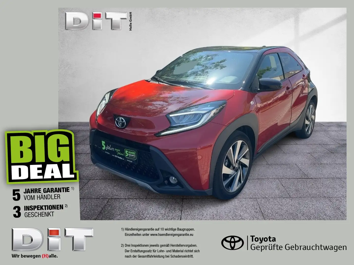 Toyota Aygo 1.0 Explore Klima Kamera Tempomat Rot - 1