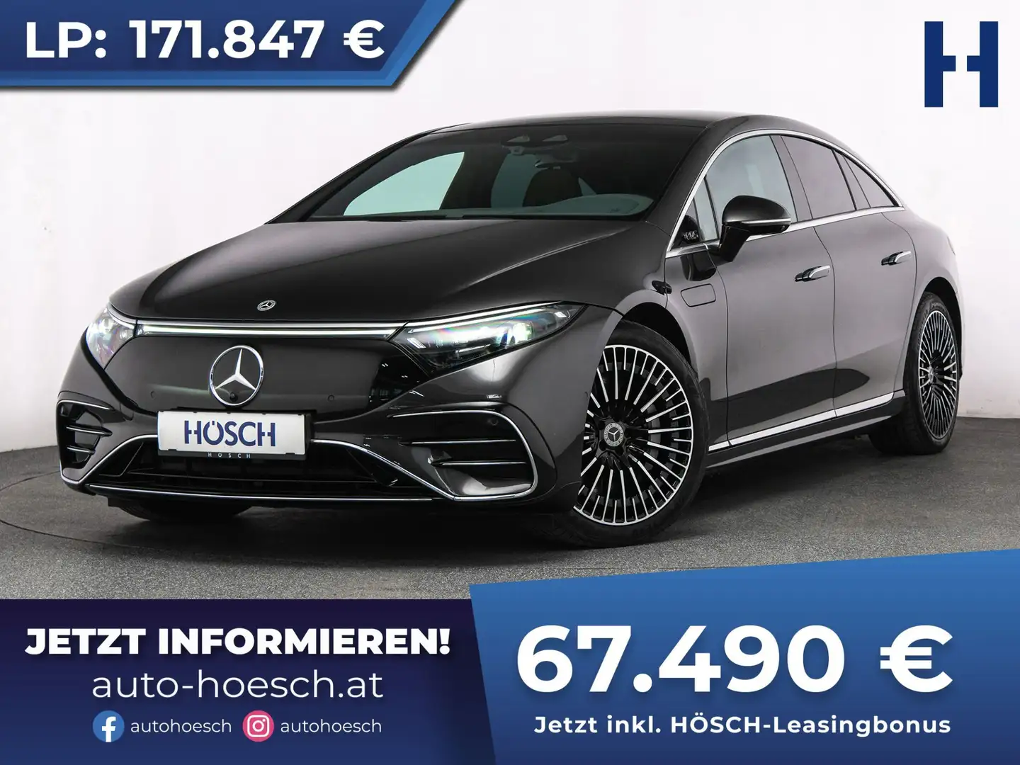 Mercedes-Benz EQS 580 4Matic AMG TRAUMWAGEN WIE NEU -61% Grau - 1