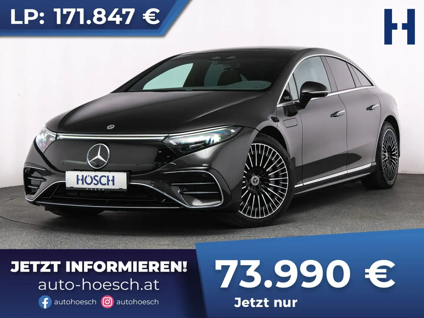 Mercedes-Benz EQS 580 4Matic AMG TRAUMWAGEN WIE NEU -57% Grau - 1
