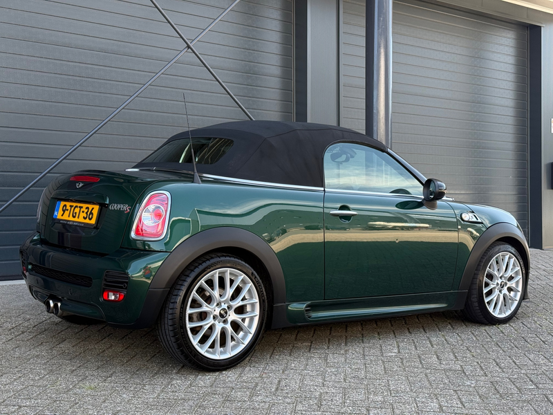 MINI John Cooper Works Roadster 1.6 S, Britisch Racing green, Harman Kardon, NL au — photo 2