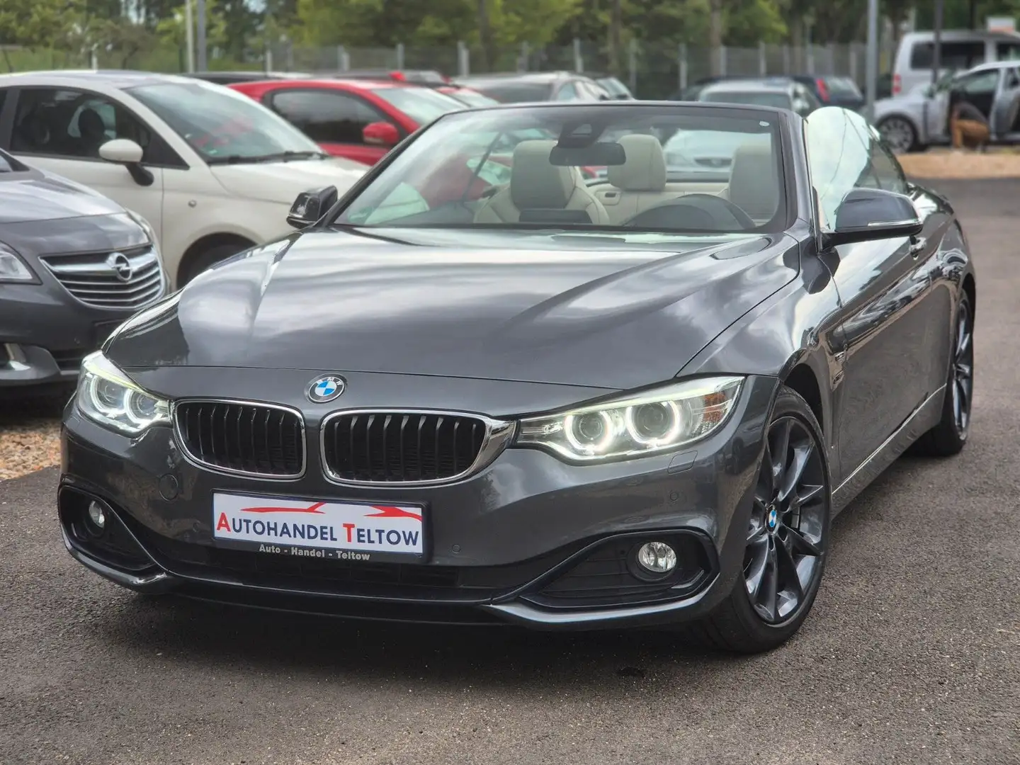 BMW 420 Cabrio 420 d *Bi-Xenon *AHK *Head Up Šedá - 1
