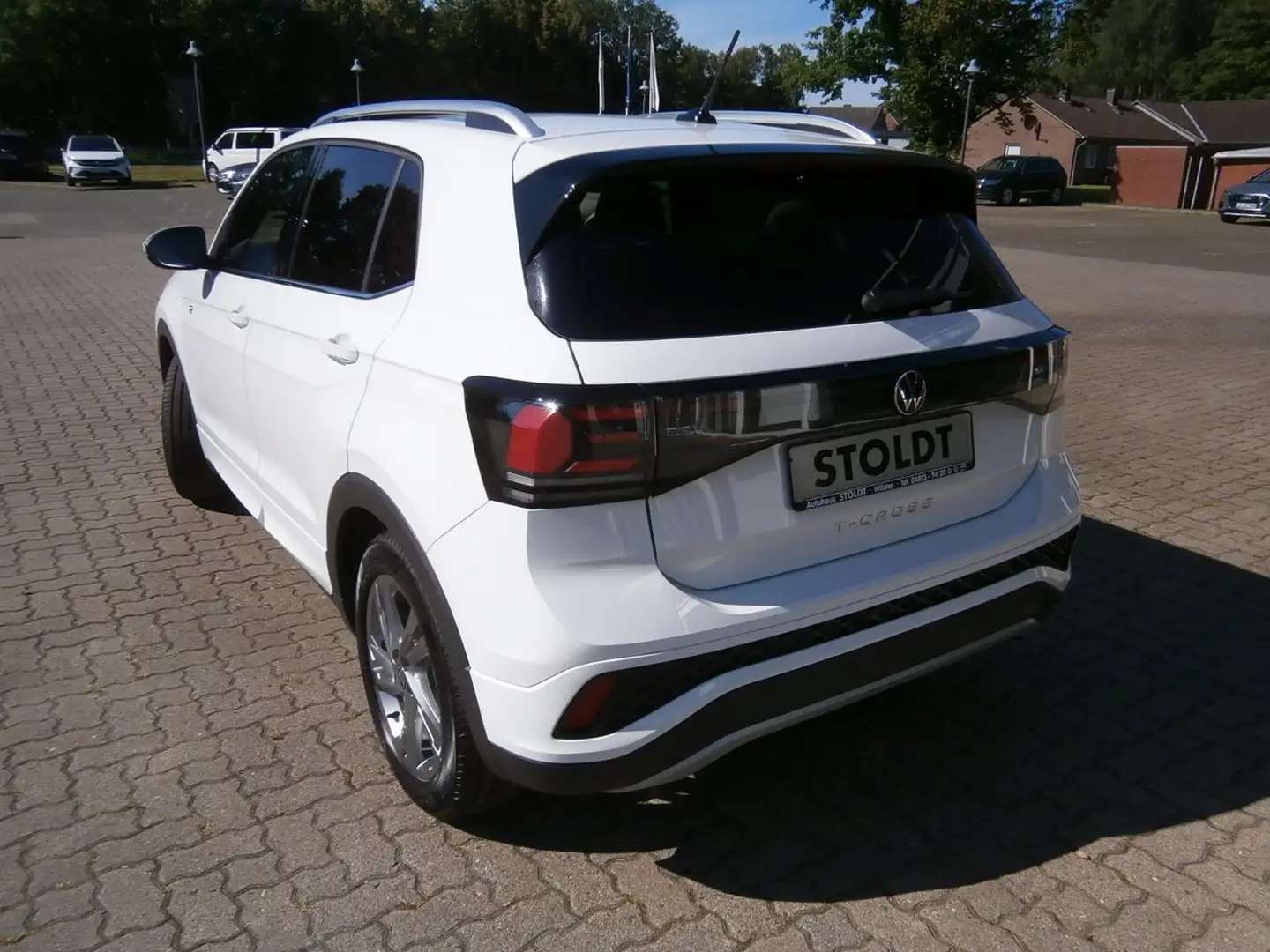 Volkswagen T-Cross R-Line 1.0 TSI, DSG Blanc - 2