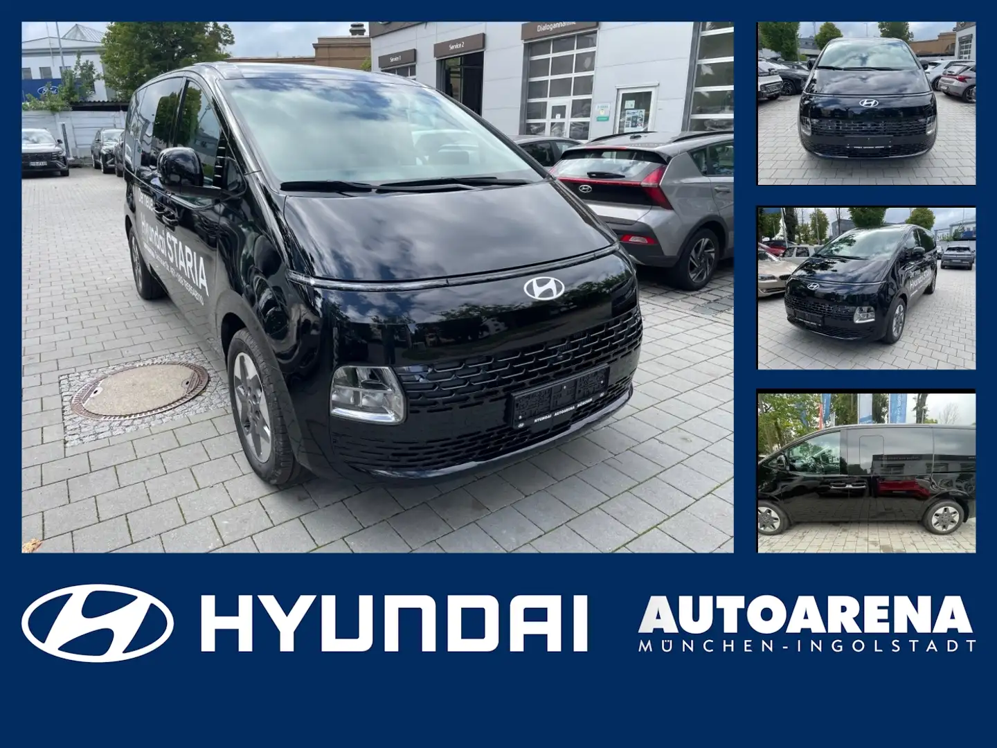 Hyundai STARIA 1.6 T-GDI 2WD Prime 2xKlima 360 ACC AUT Noir - 1