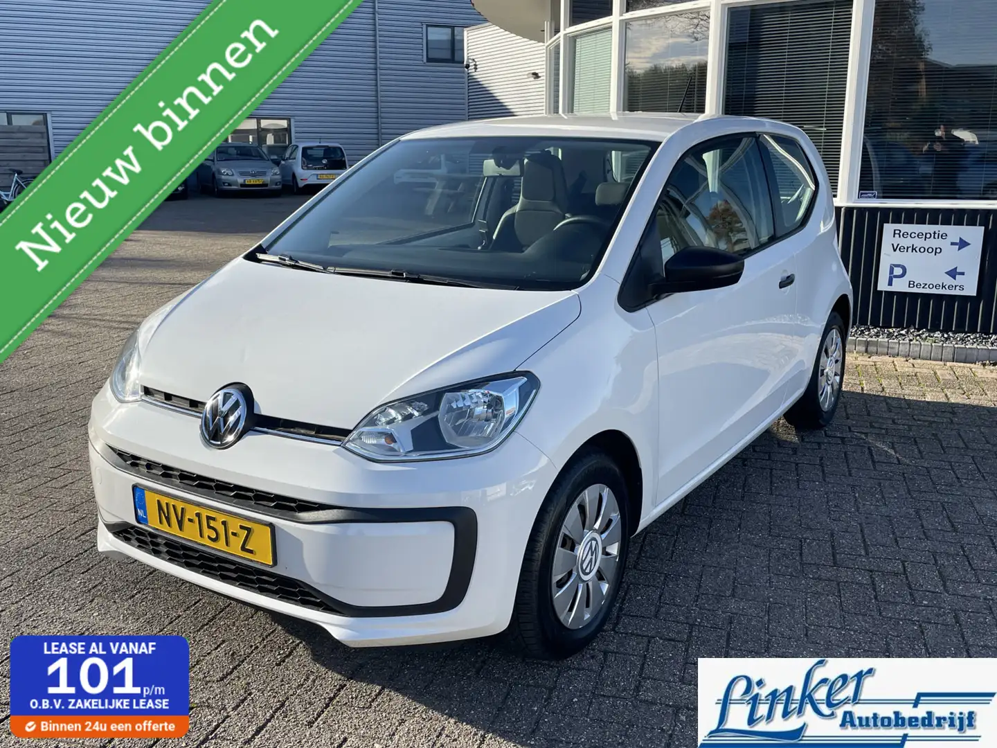 Volkswagen up! 1.0 BMT take up! - NL-AUTO AIRCO RIJ-KLAAR! Blanc - 1
