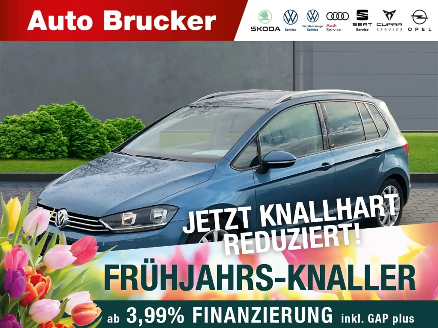 Volkswagen Golf Sportsvan VII Allstar+Alufelgen+Klimaautomatik Azul - 1