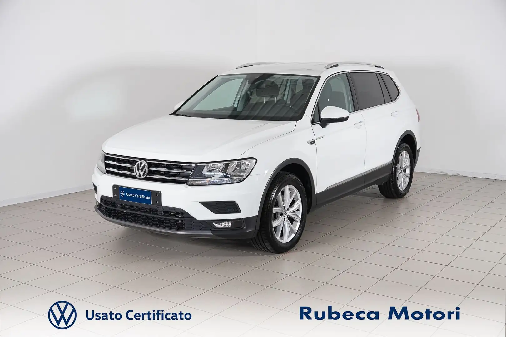 Volkswagen Tiguan Allspace 2.0 TDI DSG Business 7 p.ti 150CV Weiß - 1