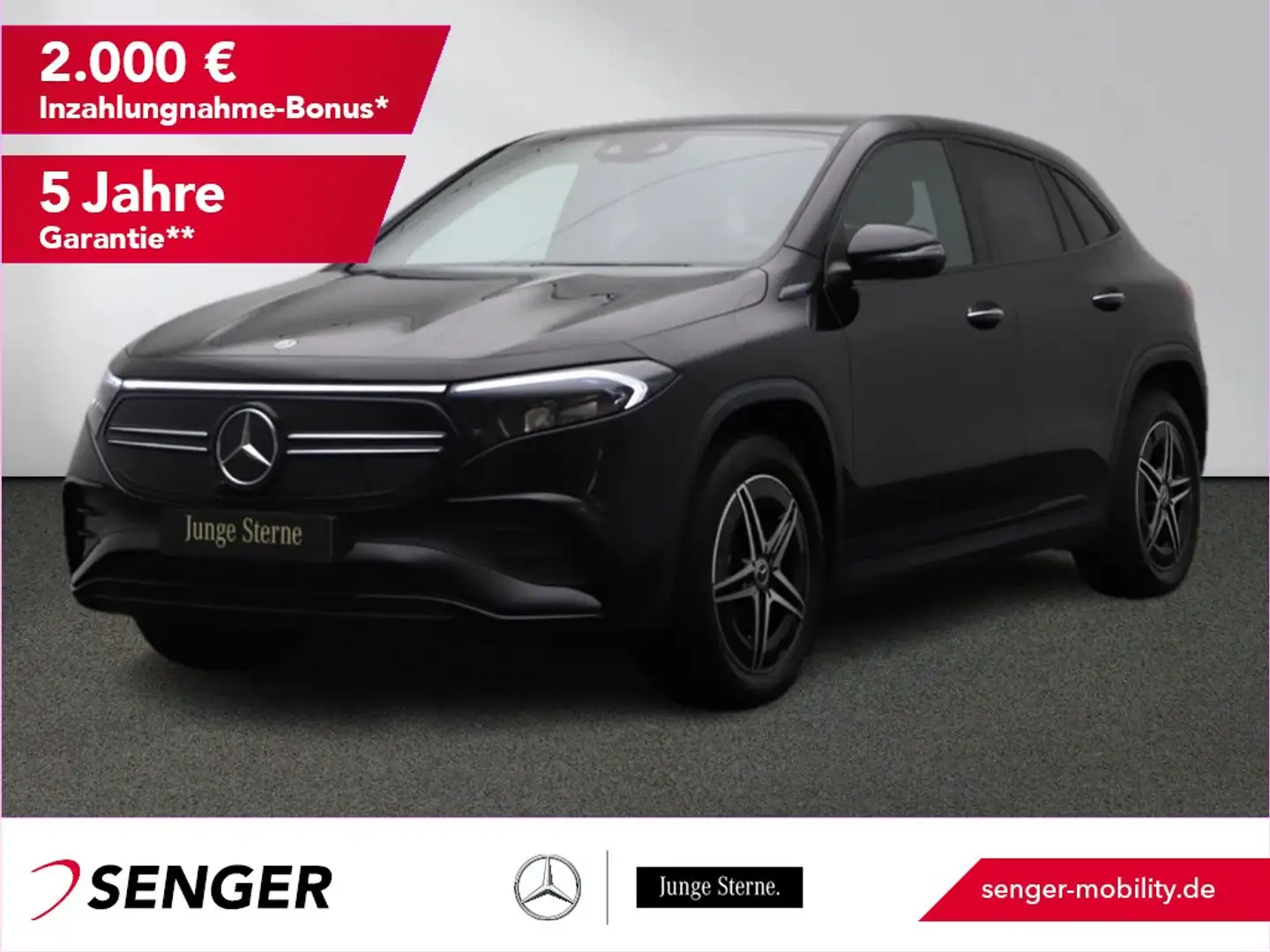 Mercedes-Benz EQA 250 AMG Ambiente MBUX-Navi 360°-Kamera LED Schwarz - 1