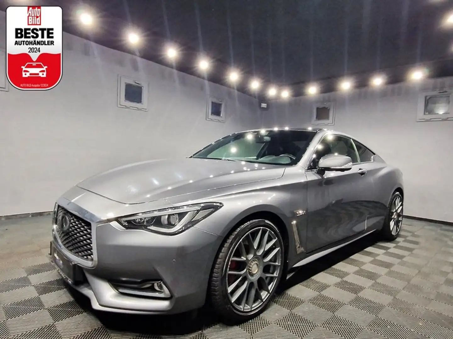 Infiniti Q60 Coupe 3.0 V6 AWD|AUTOM/LEDER/E.GSHD/LED/19 ZOLL| Grigio - 1