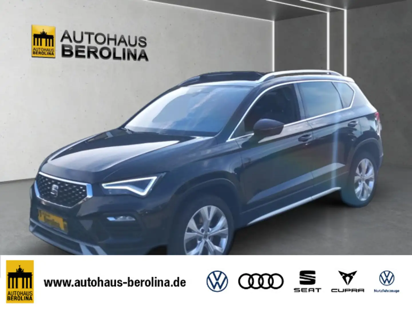 SEAT Ateca 2.0 TDI Xperience DSG *PANO*STDHZG*AHK* Zwart - 1