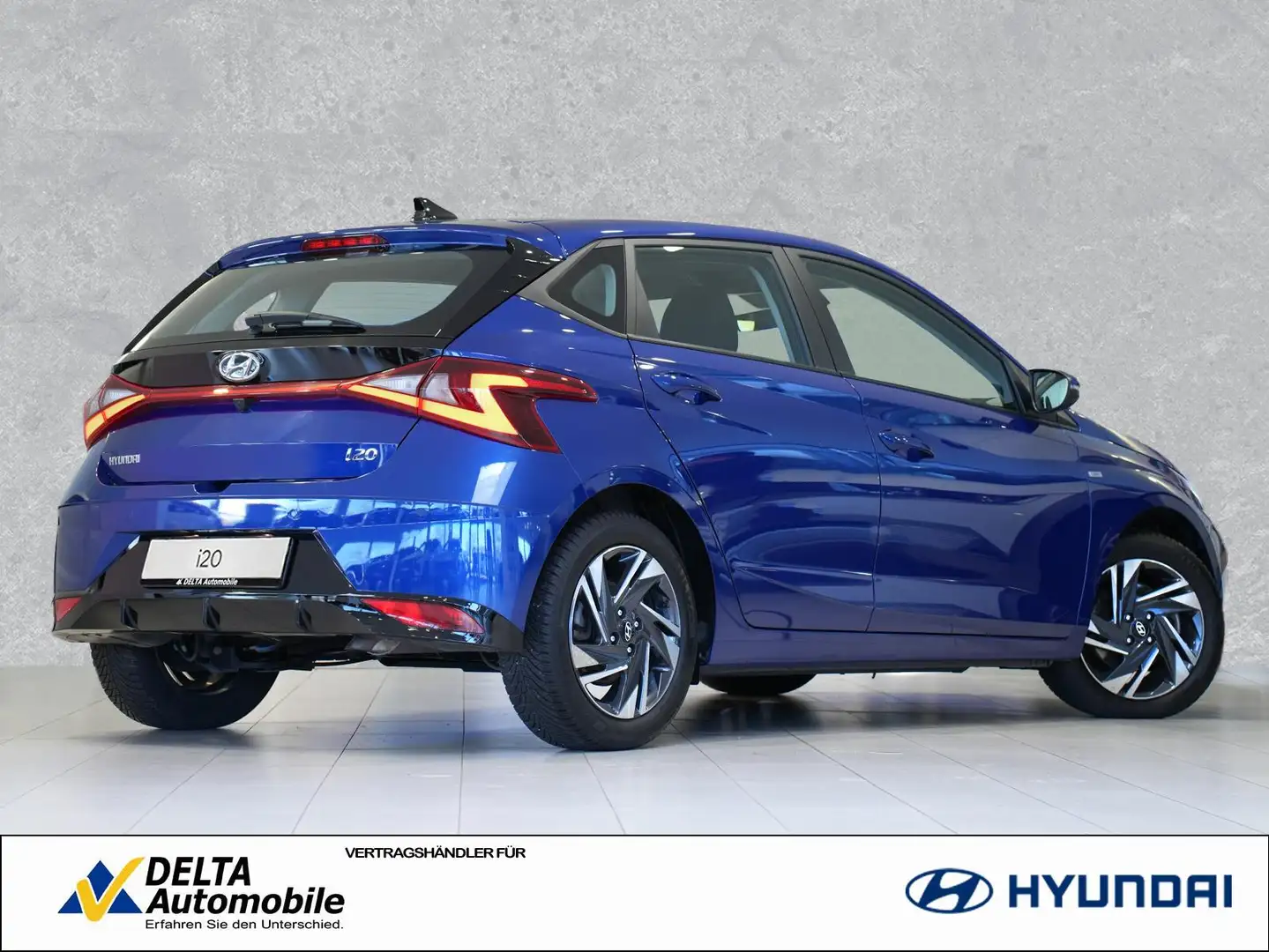 Hyundai i20 1.0 TGDI DCT Trend Voll-LED Carplay Kam Andr Bleu - 2