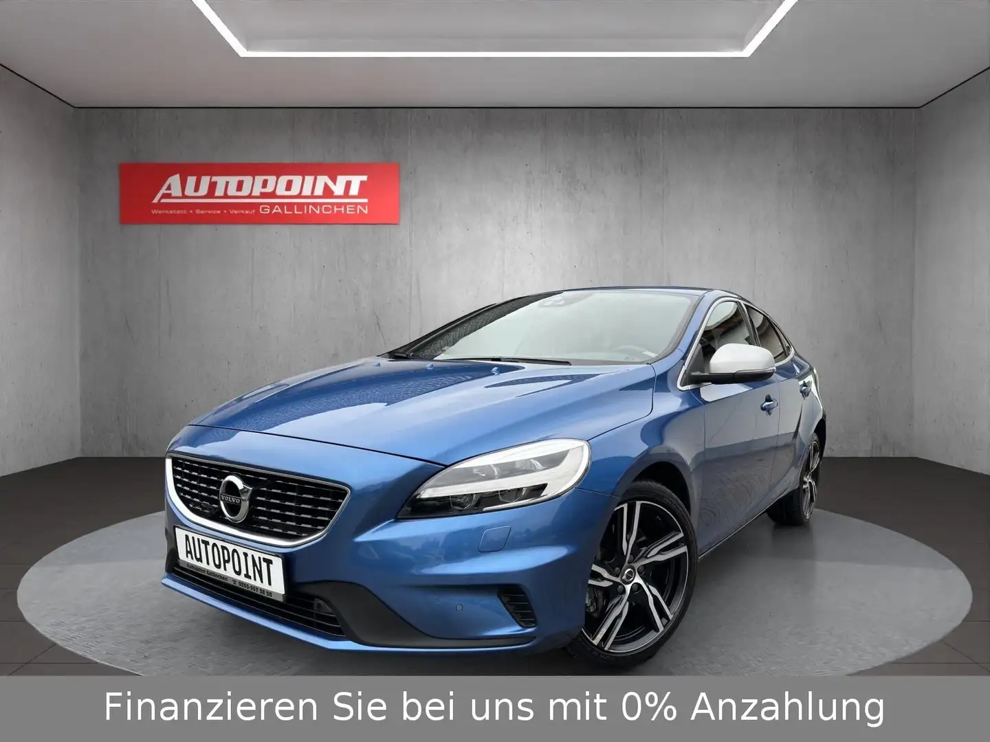 Volvo V40 R-Design Sitzhzg+Navi+Kamera Blau - 1