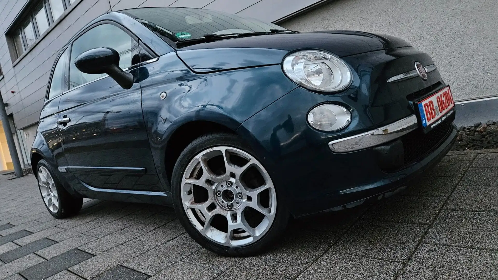 Fiat 500 +PANO+ TÜV+GARANTIE+PARKS++HAND+KLIMA+TEMPO Bleu - 1