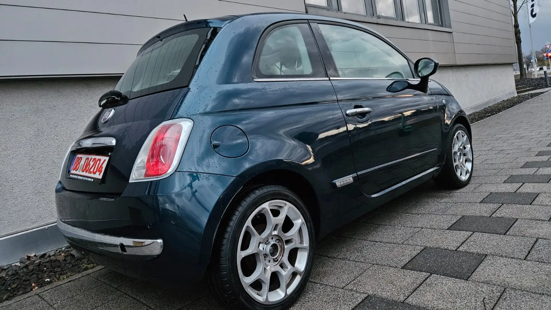Fiat 500 +PANO+ TÜV+GARANTIE+PARKS++HAND+KLIMA+TEMPO Blau - 2