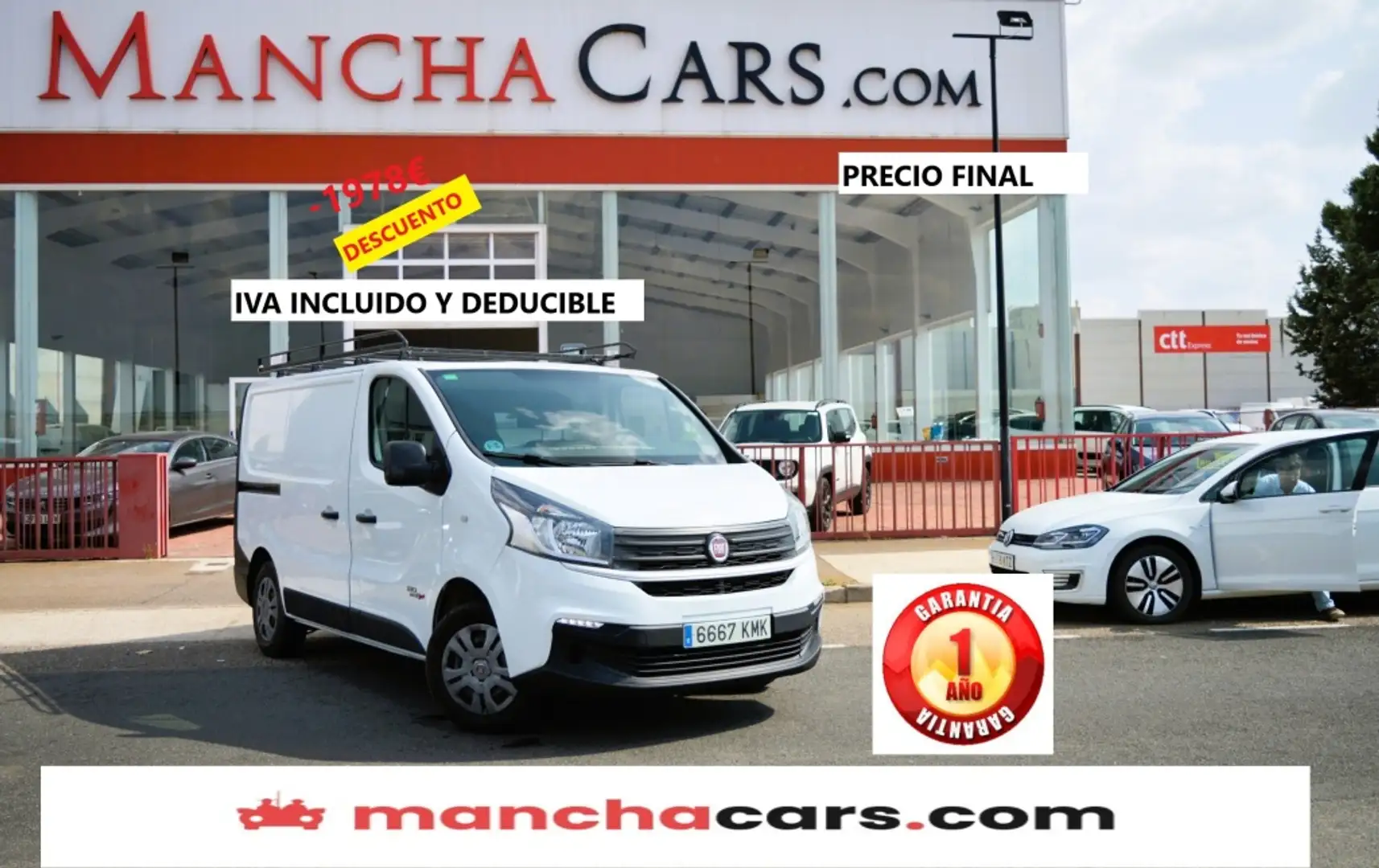 Fiat Talento Fg. 1.6 Mjt Base Corto 1,2 88kW Blanco - 1