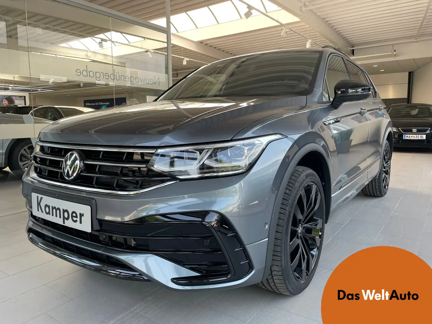 Volkswagen Tiguan Allspace R-Line TDI 4MOTION DSG Gris - 1