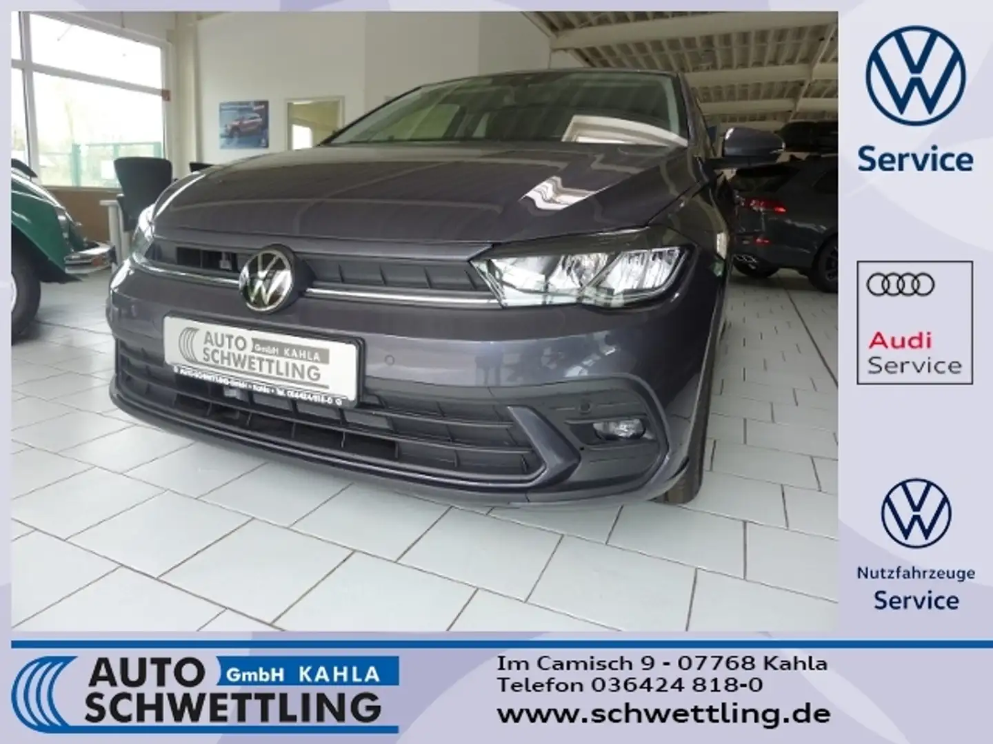 Volkswagen Polo 1.0 TSI Life KLIMA LED ALU Gris - 1