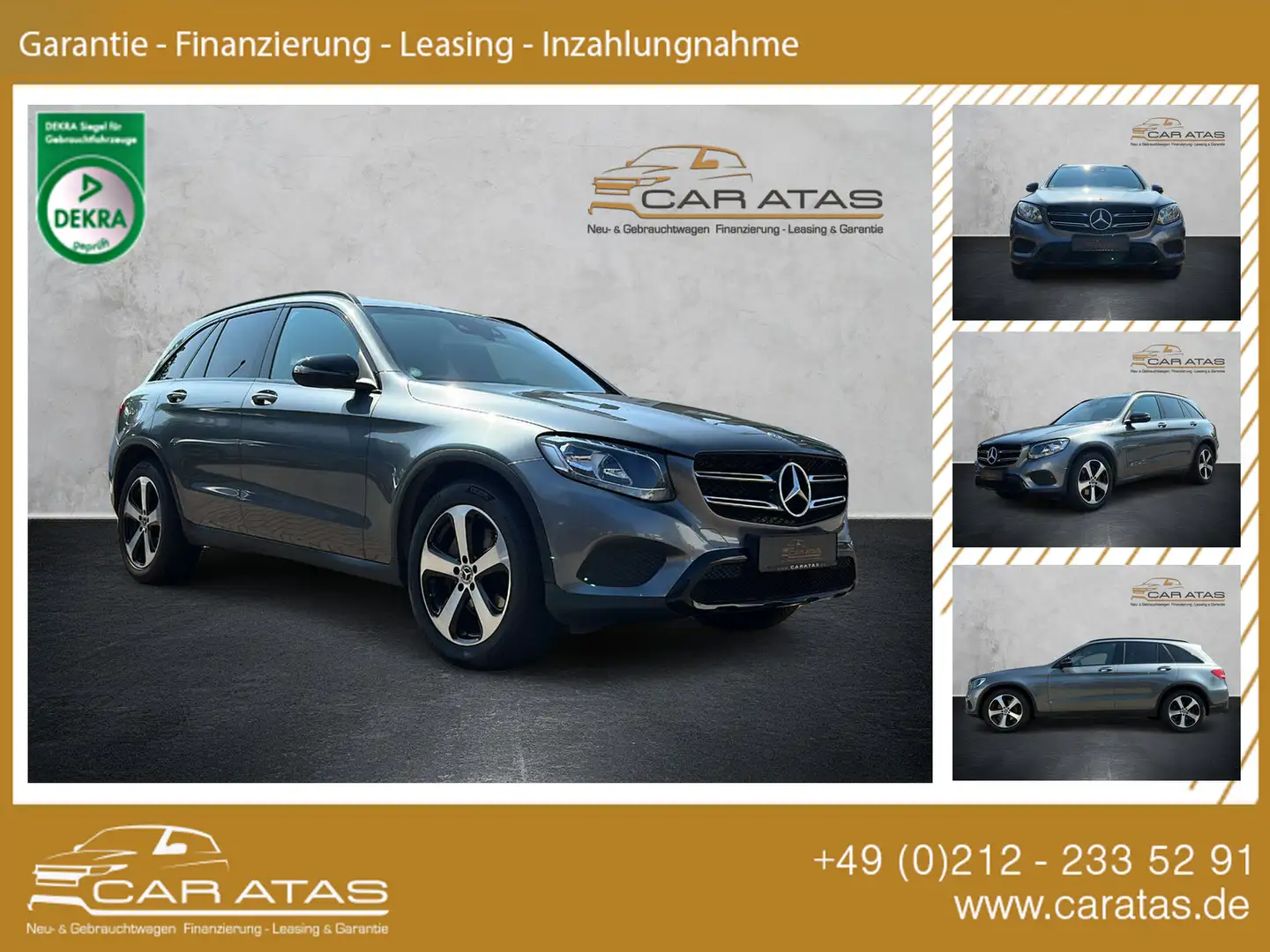 Mercedes-Benz GLC 220 d 4Matic EXCLUSIV NAVI NIGHT HEAD UP AHK Grigio - 1