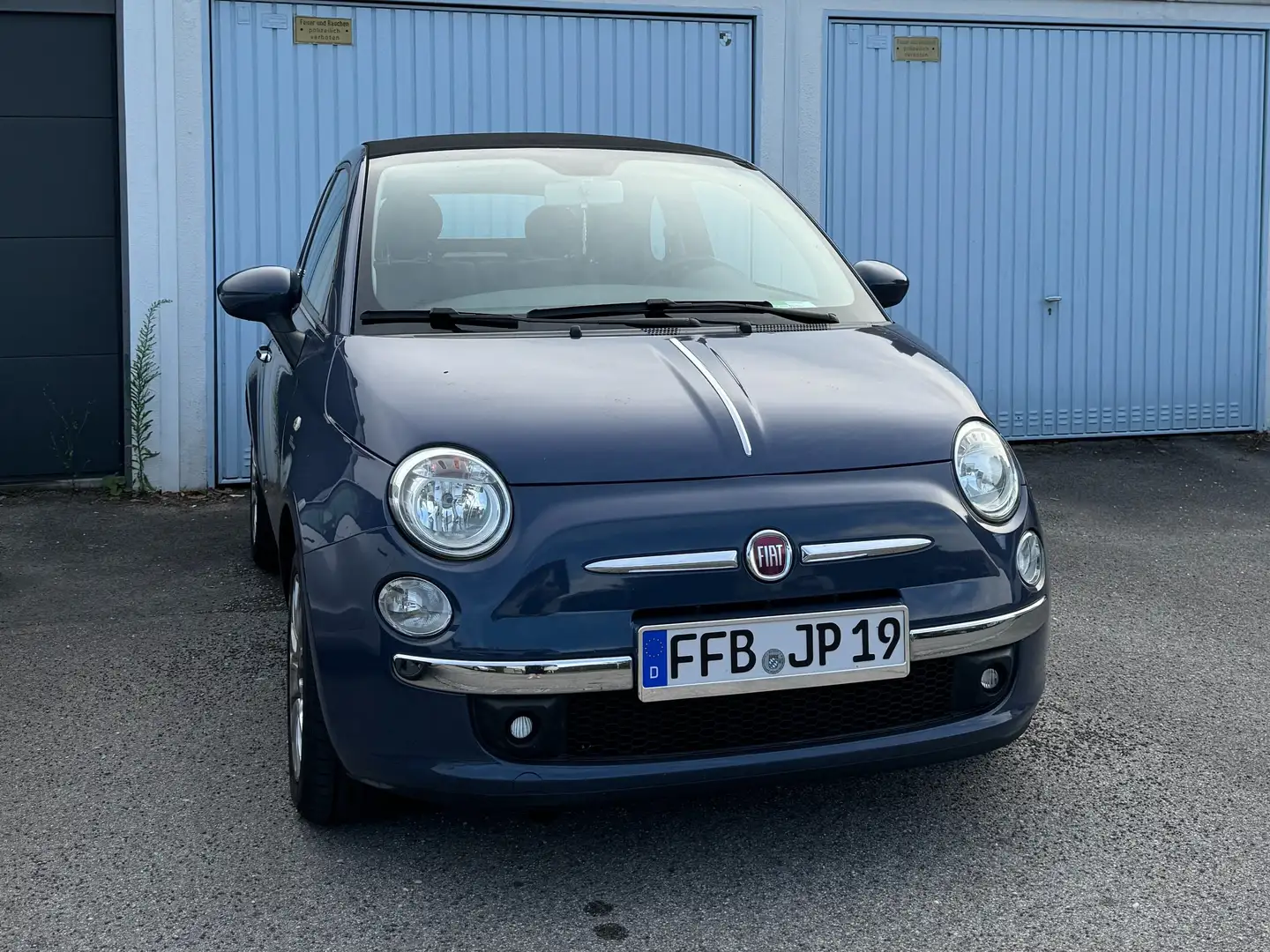 Fiat 500C Cabrio Blau - 1