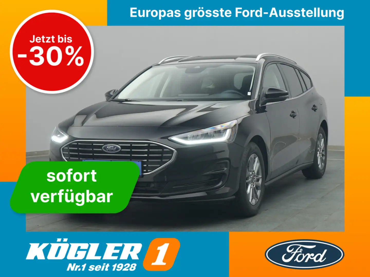 Ford Focus Turnier Titanium X 155PS/Aut./B&O -18%* Nero - 1