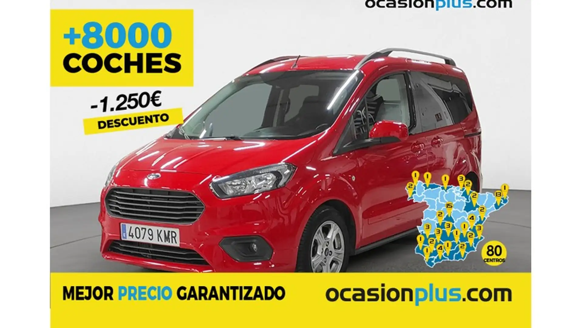 Ford Tourneo Courier 1.0 Ecoboost Trend Piros - 1