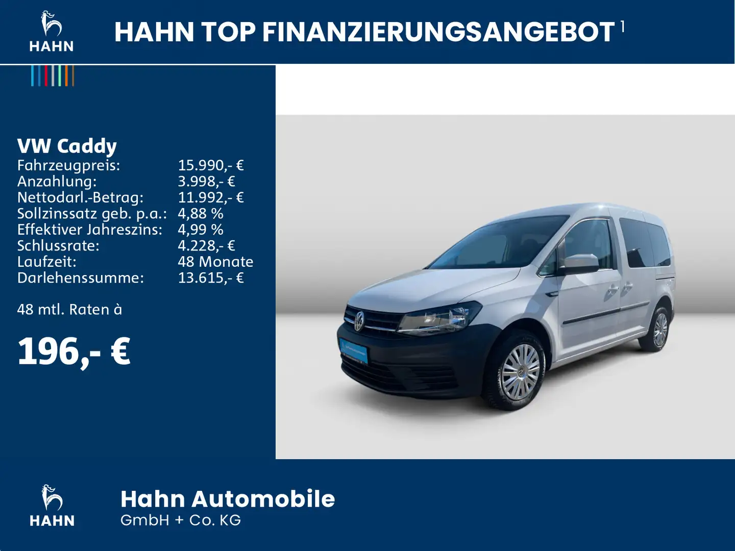 Volkswagen Caddy Trendline 1,0TSI 62kW NAVI KLIMA EPH Wit - 2
