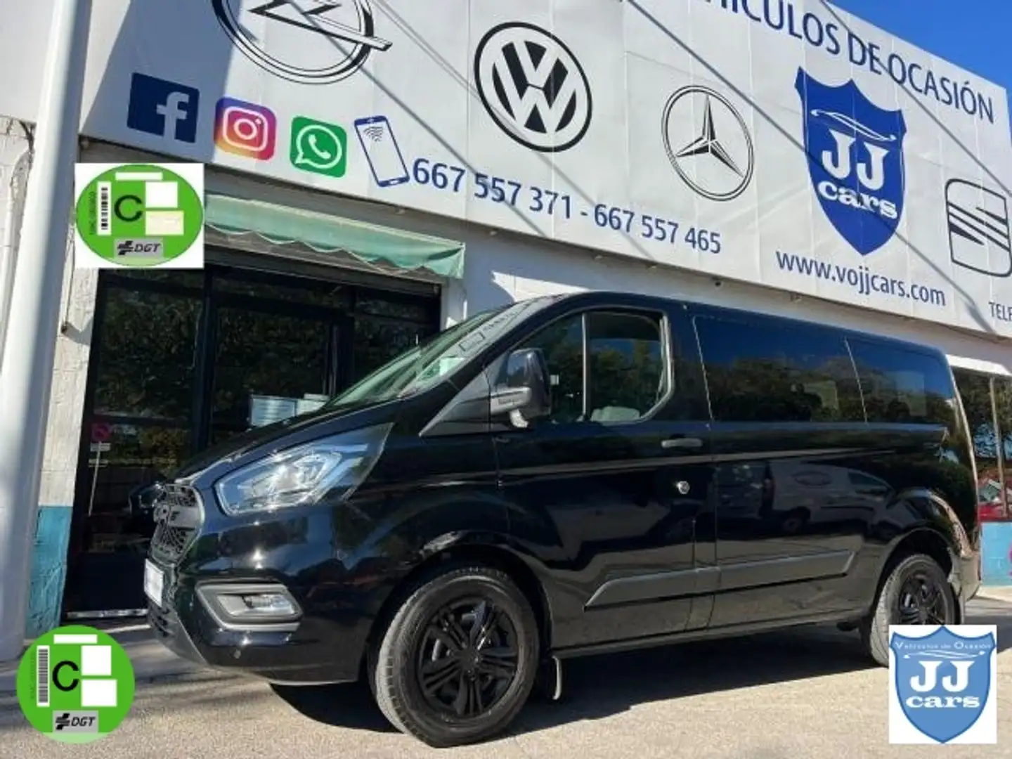 Ford Transit CUSTOM 2.0TDCI 130CV Noir - 1