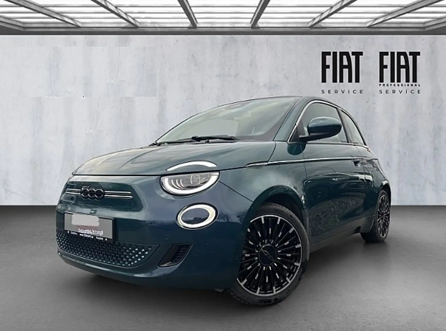 Fiat 500e 500 Elektro Icon 42 kWh VOLLAUSSTATTUNG Grün - 1