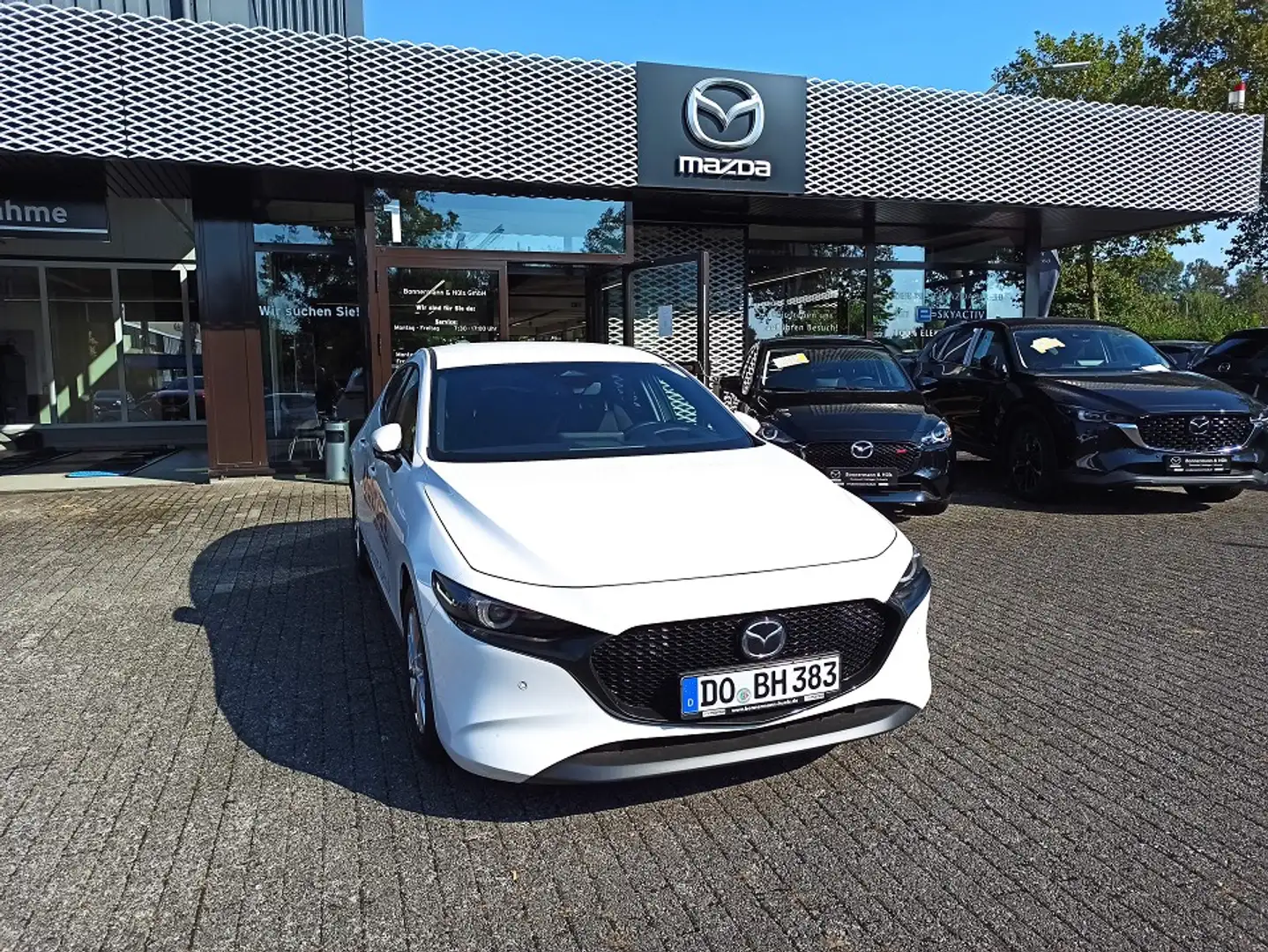Mazda 3 2.0 M HYBRID Exclusive-Line DASO DESI Weiß - 1