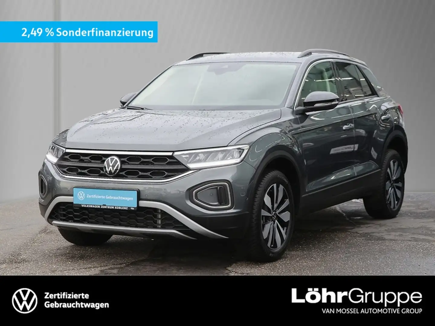 Volkswagen T-Roc 1.0 TSI Goal Navi/LED/SHZ Grau - 1