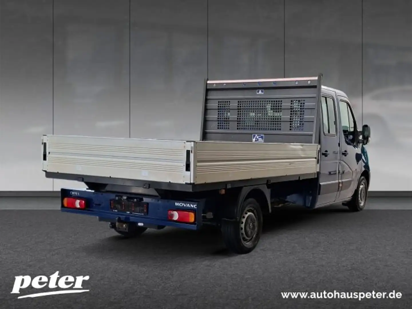Opel Movano Movano Fahrgestell Doppelkabine mit Pritsche L3H1  Blau - 2