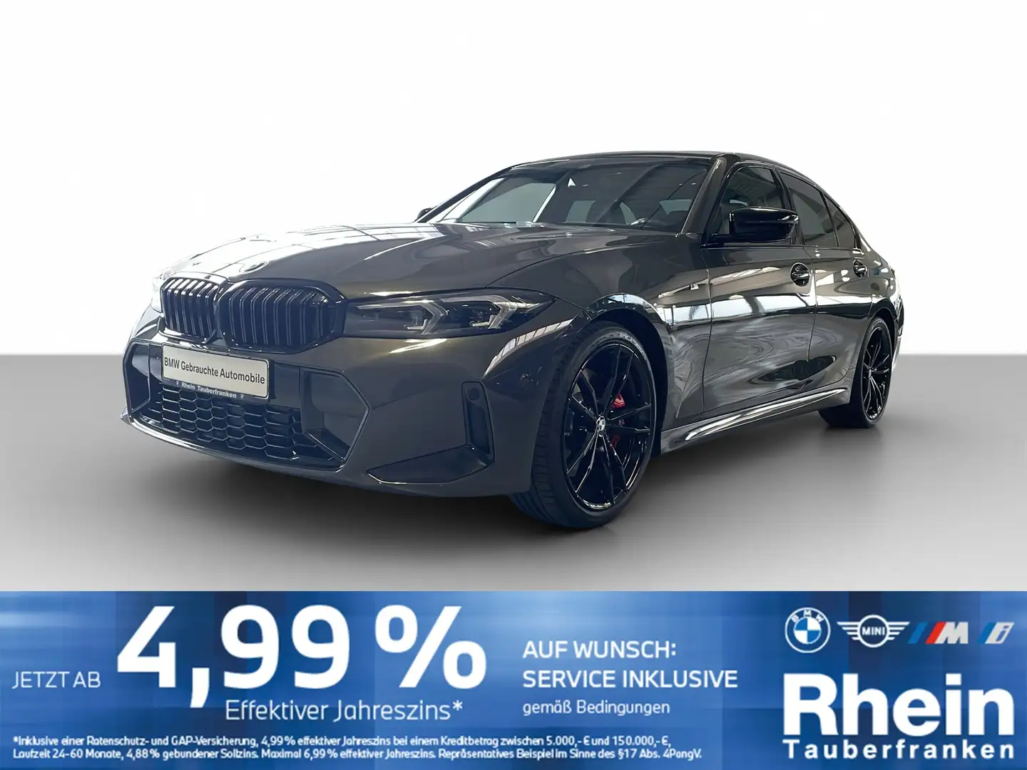 BMW 330 i Lim. M Sportpaket NaviProf*Harman*Glasdach Gris - 1